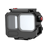 Aluminum alloy 80 meter deep sea waterproof Case Protective Shell for Insta360 Ace Pro/Ace Pro2 Action Camera horizontal and vertical magnetic suction quick release multi expansion diving shell waterproof Case Housing