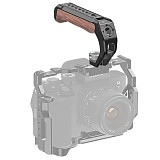 1/4“ Wooden Arca-style Handle Iron Head 3/8” Camera Cage Universal Photography Cold Shoe Multi-functional Adjustable Side Grip Handle For Smallrig DSLR 