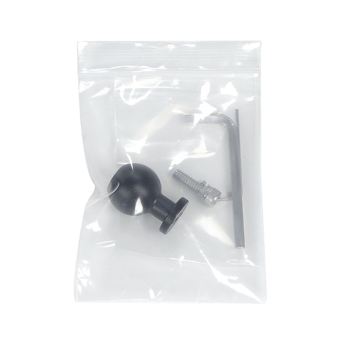 Universal 1 Inch 25.4mm Non-Slip Ball Head Adapter W/ 1/4  M6 Screw Mount for GoPro Action Cameras Motorcycle Sports Accessories