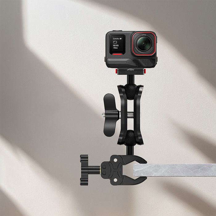 Magnetic Quick Release Adapters w 1/4  Screw 360° Rotate 17mm 1  Ball Head Base Mount for Insta360 Ace/Pro/Pro2/X5/X6 Action Camera
