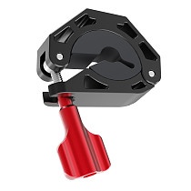 Bicycle Stand Bike Handle Clip Motorcycle Shooting Stand GoPro 13 Rearview Mirror Clip Aluminum Alloy 360°Rotating 3-slot Adapter Riding Stand Shooting Accessories Suitable For DJI Action/nsta360 AcePro 2