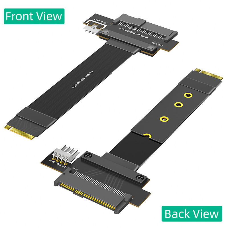 Upgrade Version NGFF M.2 NVMe 4.0 To U2 SFF-8639 Cable