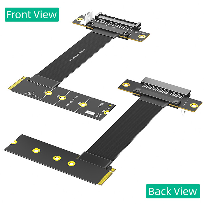 M.2 Key M 4.0 to PCI-e 4.0 4X Adapter Card, Nvme 4.0 to PCI-e PCI-Express 4X Extension Cable