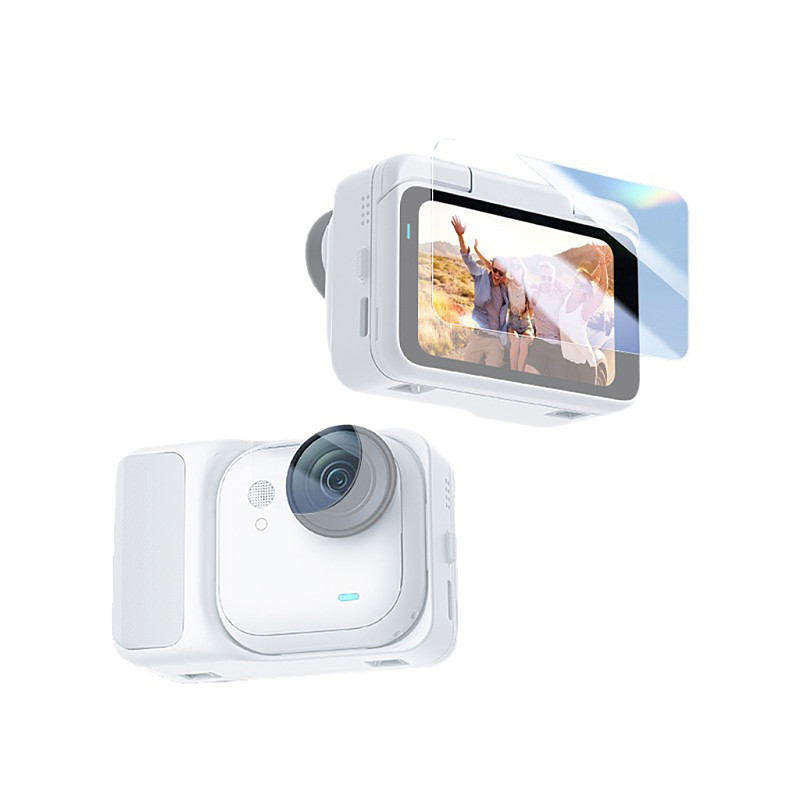  ﻿Ultra Film tempered film Lens Hydrogel Protective Film Sports Camera Accessories Suitable For Insta360 GO- Display Screen Tempered Film+Lens Hydrogel Film