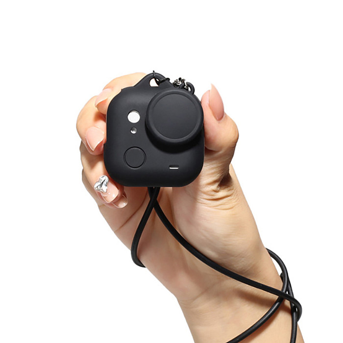 Suitable for Insta360 GO Ultra Thumb Camera Silicone Cover Body Camera Protection Lens Cover Hanging Rope Accessories