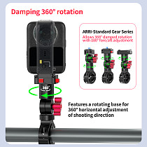 Camera Mount Holder Bicycle Handle Clip Holder for GoPro 13 DJI Osmo 360 Action 5Pro Insta360 Bike Bicycle Handlebar Bracket
