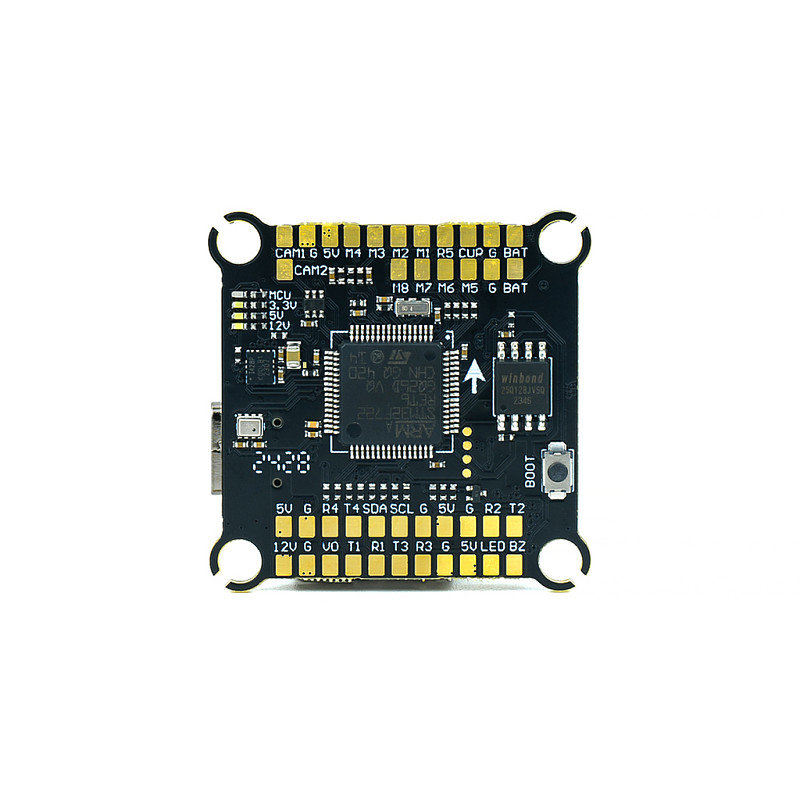 Axisflying For ARGUS-PRO  ECO 80A 100A ESC F7 F4 Stack 8S With Heat Dissipating Aluminum 8Bit / 32Bit For15-inch FPV Quadcopter