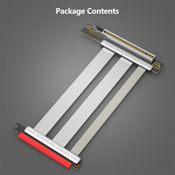 NEW PCI Express 5.0 16X to 16X Riser Cable 20CM PCIe X16 5.0 Expansion Cable 90/180 Degree Vertical Installation GPU Cable for PC Desktop