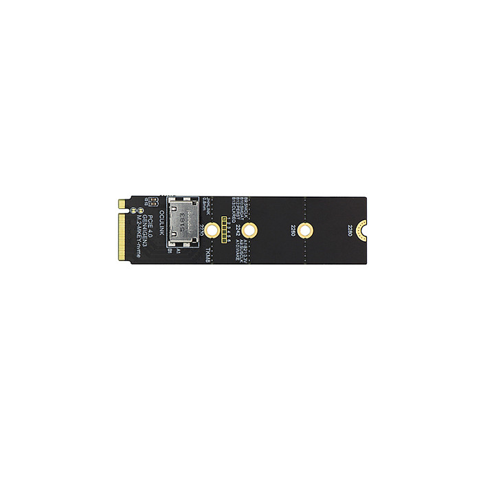 M.2 to OCuLink Riser Card M.2 For NVMe M Key to SFF-8612 Female Adapter PCI-E PCIe 4.0 X4 for U.2 SSD Hard Drives Graphics Dock
