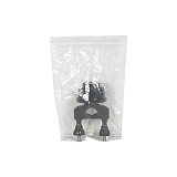 Handlebar Clamp Mount 15-35mm Tube Rod Clip 25mm Ball Head Tripod Adapter for Gopro OSMO 360 Action Motorcycle Bicycle Cyling