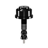 Handlebar Clamp Mount 15-35mm Tube Rod Clip 25mm Ball Head Tripod Adapter for Gopro OSMO 360 Action Motorcycle Bicycle Cyling