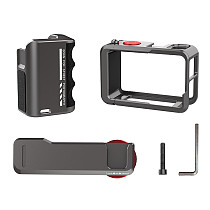 Suitable For DJI Action3/4/5pro Street Camera Handle All Metal Components DJI Sports Camera Camera Cage/Street Camera Handle/Screw/Wrench/Magnetic Base Protective Accessories