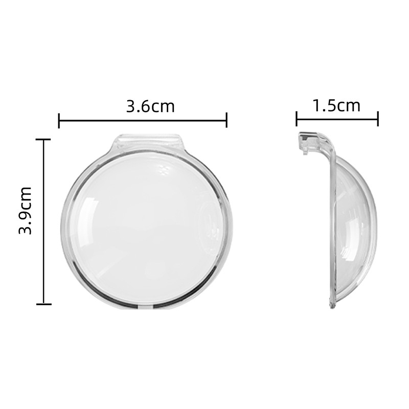 Suitable For DJI OSMO 360 Lens Protective Mirror Panoramic Sports Camera Protective Cover Anti Drop And Dustproof (Protective Mirror)