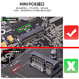 Mini PCI to TF Type-C Adapter Card 480Mbps WiFi to TF Single Card Reader For Industrial Omputers Gaming Machines For Windows OS