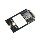 M.2 B-KEY toT Dual TF Adapter Board M.2 B key WWAN 4G Network Card To Type-C USB3.0 5Gbps Expansion Card for 3042 3052