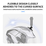 (CQT) Suitable for DJI OSMO 360/Insta360 GO Ultra Sports Camera Shooting Flexible Adhesive Base (1 piece)