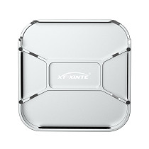 Aluminum alloy dustproof and heat dissipation solid-state drive case base desktop M4 computer height increasing bracket real machine modeling ventilation and heat dissipation dustproof filter double-sided silicone anti slip suitable for Macmini M4/M4 Pro