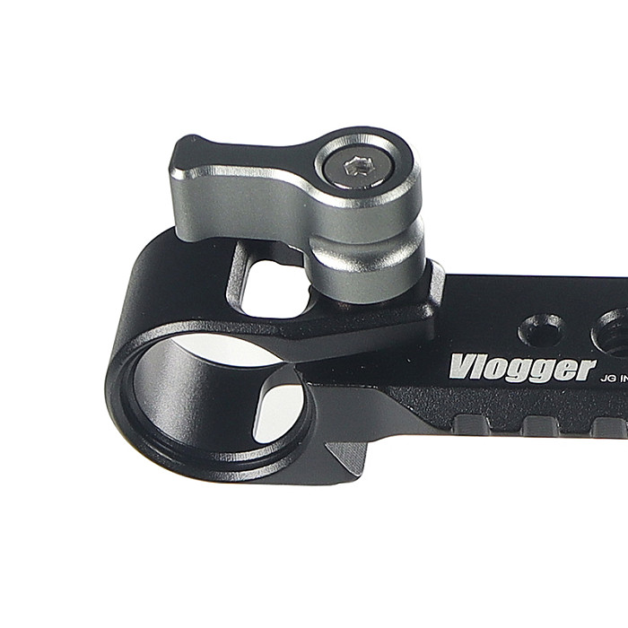 1/4-inch threaded hole 15mm single-hole tube clamp camera photography extension accessory