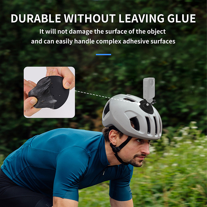 (CQT) Suitable for DJI OSMO 360/Insta360 GO Ultra Sports Camera Shooting Flexible Adhesive Base (1 piece)