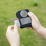 Suitable For DJI Osmo 360 Lens Cover Silicone Cover Panoramic Sports Camera Body Protective Cover Dustproof Silicone Cover+Lens Cover