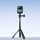 Handheld photography selfie stick suitable for mobile phone mirrorless live recording support stand suitable for flash and microphone with cold boots suitable for GOPRO13/DJI Action 5/4/3/OSMO 360/Yingshi ACE pro /Action6/5PRO/pocket4/3 and other sports camera accessories