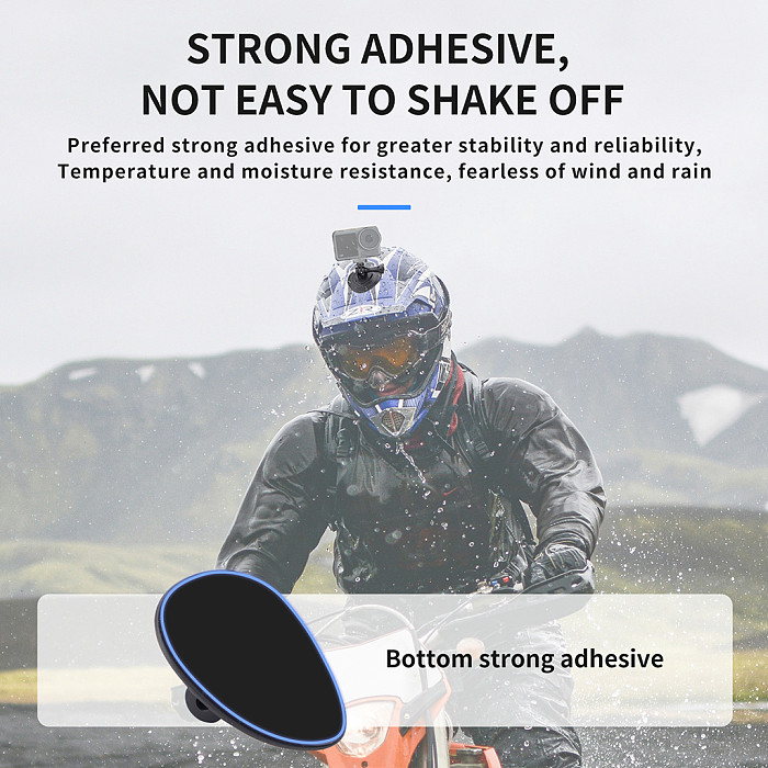 (CQT) Suitable for DJI OSMO 360/Insta360 GO Ultra Sports Camera Shooting Flexible Adhesive Base (1 piece)