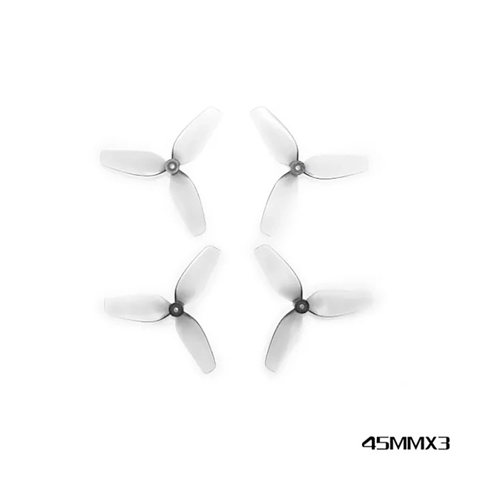 45MMX3 1.5MM Shaft Shaft Hollow Cup Propeller 3-Leaf  Hole Plastic Prop for RC Drone FPV Quadcopter Accessory