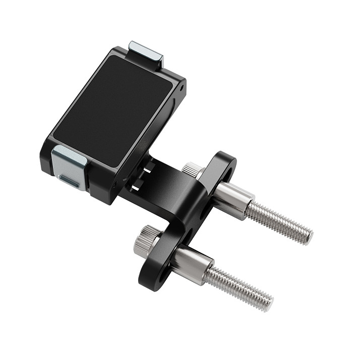 Aluminum alloy bicycle handle stand sports camera photography bracket for riding headlights. Suitable for bicycle handle stand screw hole range of 9.5mm~34.5mm. Suitable for Insta360 GO Ultra DJI OSMO 360/GoPro13 with two cards. Suitable for DJI OMSO 360 ACTION 5/4/3/2 sports camera accessories