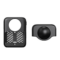 Suitable For DJI Osmo 360 Lens Cover Silicone Cover Panoramic Sports Camera Body Protective Cover Dustproof Silicone Cover+Lens Cover