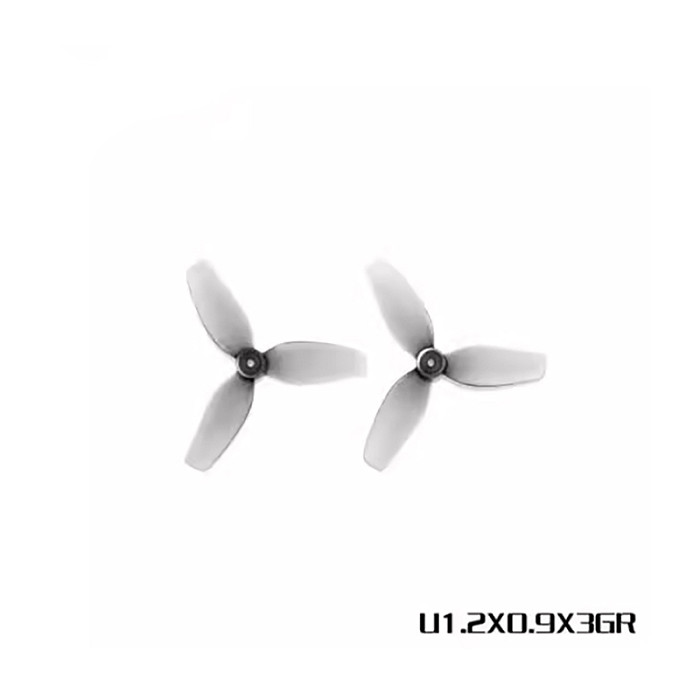 HQProp 40MM Hollow Cup Propeller Dia 40mm 3-Blades Shaft Hole 1mm Poly Carbonate 31MM for Meteor65 Air65 FPV Airplane Model