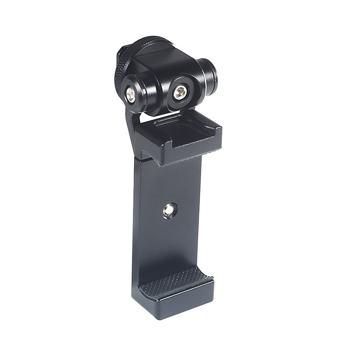 Adajustable Phone Holder Clamp 360° Rotatable Cold Shoe Mount Camera Cage Rig Smartphone Stand Vlog Selfie Live Bracket