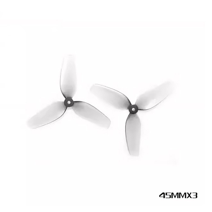 45MMX3 1.5MM Shaft Shaft Hollow Cup Propeller 3-Leaf  Hole Plastic Prop for RC Drone FPV Quadcopter Accessory