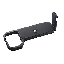Quick-release plate vertical grip with metal handle and cold shoe extension bracket for Sony FX3 camera
