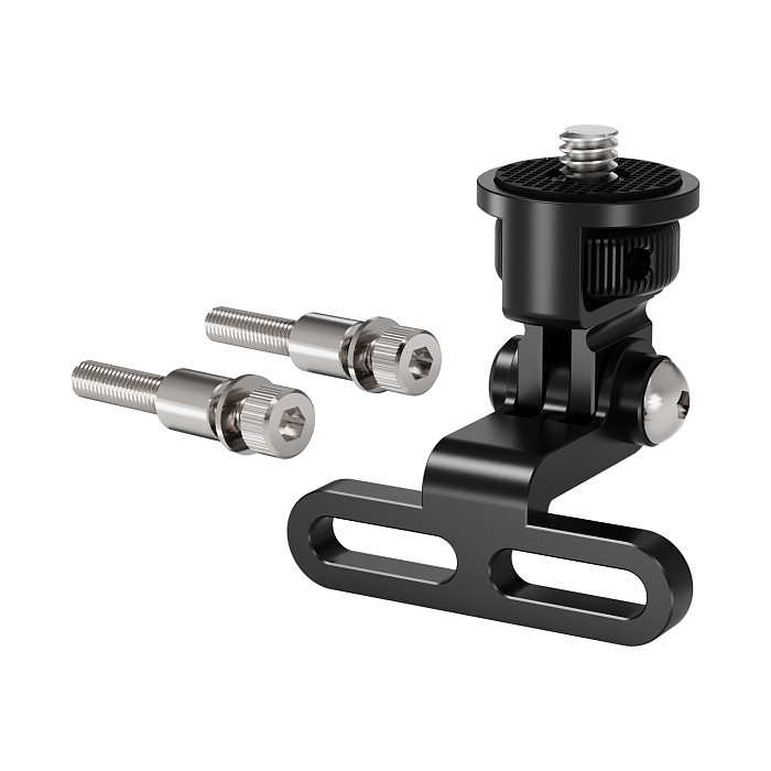 Aluminum alloy bicycle handle stand sports camera photography bracket for riding headlights. Suitable for bicycle handle stand screw hole range of 9.5mm~34.5mm. Suitable for Insta360 GO Ultra DJI OSMO 360/GoPro13 with two cards. Suitable for DJI OMSO 360 ACTION 5/4/3/2 sports camera accessories