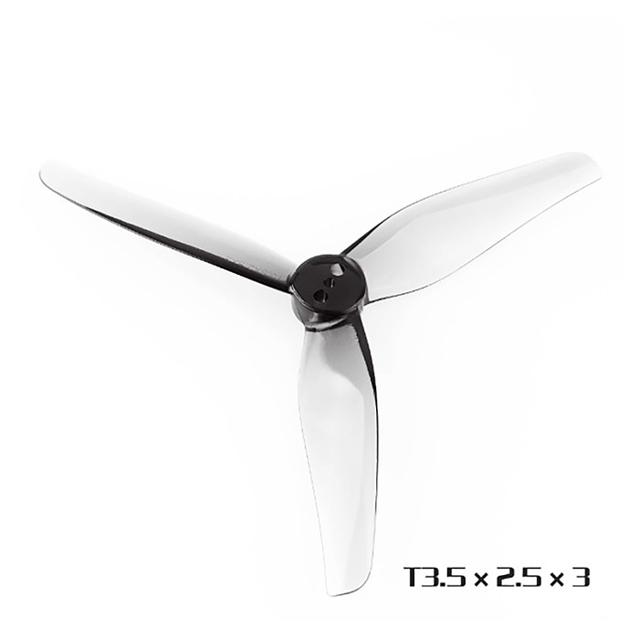 HQProp T3.5X2.5X3 Grey Suitable for 3.5-inch toothpick aircraft propellers Racing aircraft propeller