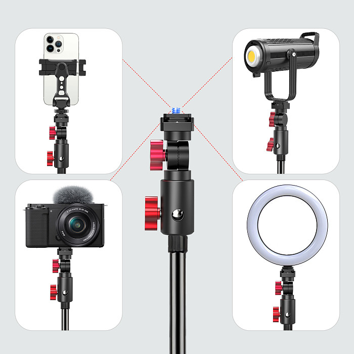 1/4 Arri Positioning Aluminum Alloy Photography Light Fixed Bracket Adapter Quick Release Gimbal Multi Angle Conversion Seat Accessories