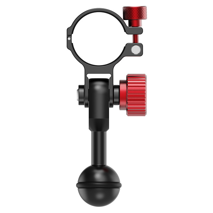 CNC Aluminum Alloy Diving Fill Light Flashlight Clamp 1-inch Ball Head for Underwater Photography Lighting YS Bracket Accessories Suitable for Flashlights with 30~32mm Diameter