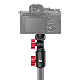 1/4 Arri Positioning Aluminum Alloy Photography Light Fixed Bracket Adapter Quick Release Gimbal Multi Angle Conversion Seat Accessories