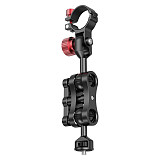 CNC Aluminum Alloy Diving Fill Light Flashlight Clamp 1-inch Ball Head for Underwater Photography Lighting YS Bracket Accessories Suitable for Flashlights with 30~32mm Diameter