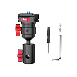 1/4 Arri Positioning Aluminum Alloy Photography Light Fixed Bracket Adapter Quick Release Gimbal Multi Angle Conversion Seat Accessories