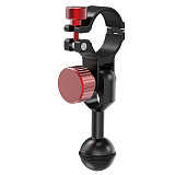CNC Aluminum Alloy Diving Fill Light Flashlight Clamp 1-inch Ball Head for Underwater Photography Lighting YS Bracket Accessories Suitable for Flashlights with 30~32mm Diameter