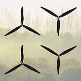 1 pair (HQDrop) 17X8X3 17 inch propeller blades for large aircraft propellers