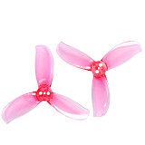 (GEMFAN/Qianfeng) D2.5 Three-Blade - PC Gray/Pink/Blue - 1.5mm Ducted Propeller for O4 4 pairs/pack