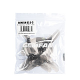(GEMFAN/Qianfeng) D2.5 Three-Blade - PC Gray/Pink/Blue - 1.5mm Ducted Propeller for O4 4 pairs/pack