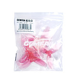 (GEMFAN/Qianfeng) D2.5 Three-Blade - PC Gray/Pink/Blue - 1.5mm Ducted Propeller for O4 4 pairs/pack