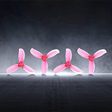 (GEMFAN/Qianfeng) D2.5 Three-Blade - PC Gray/Pink/Blue - 1.5mm Ducted Propeller for O4 4 pairs/pack