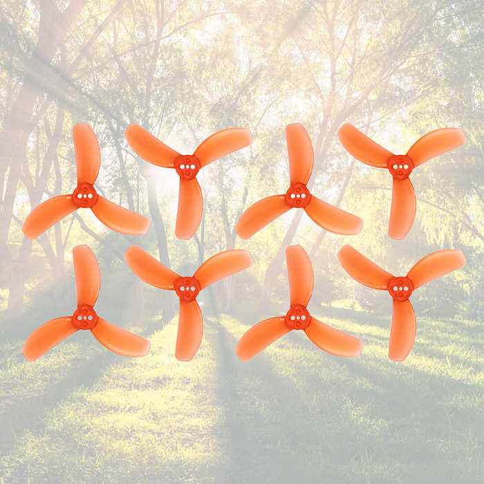 2Pairs CW CCW 1.5mm Propeller 2826 Tri-Blade Ultra-lightweight Prop for FPV Micro Drone