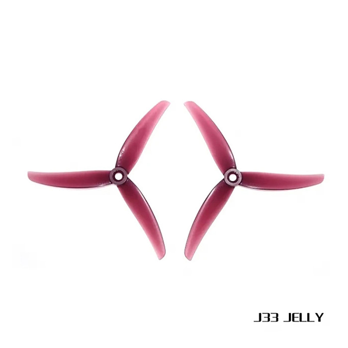 2Pairs HQProp J33 4.9X3.3X3 4.9inch 3 Paddle Propeller Positive Negative Props CW CCW Paddles for FPV RC Drone