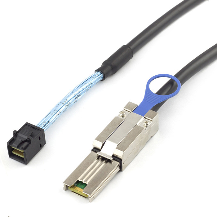 MINI SAS HD SFF-8088 to SAS HD SFF-8643 server internal and external exchange connection cable