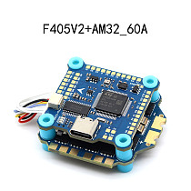 (PAURC) F405 Flying Tower 8S AM32 60A 4IN1 Electric Control F405 V2 Flight Control Suitable for FPV Crossover Aircraft